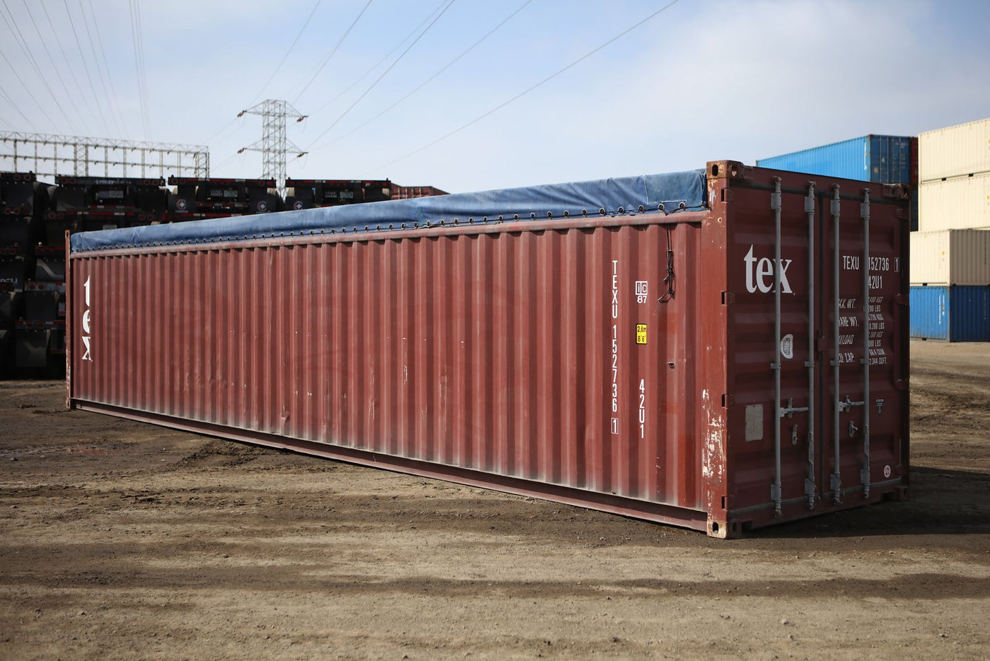 40-foot Open Top Shipping Container Cargo-worthy image 0