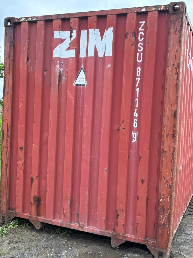 45ft Steel Shipping Containers Red image 4