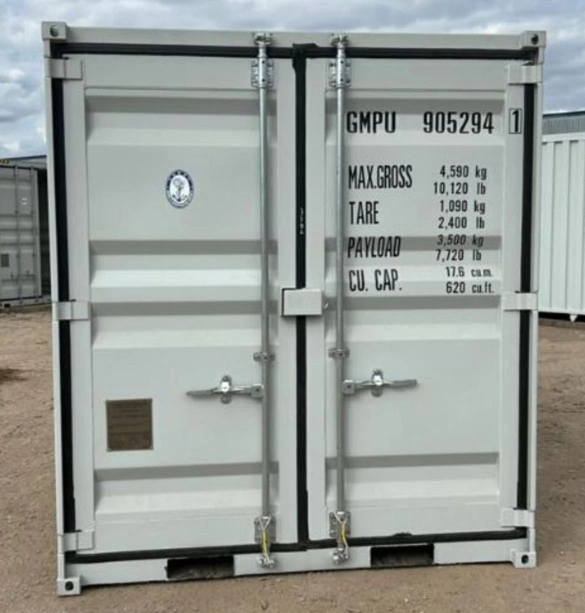 9ft Container Office complete with window and side door image 8