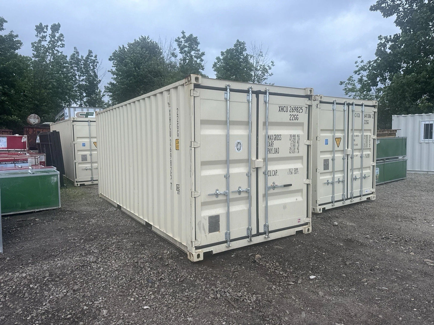 20ft Open Side Shipping Container – One Trip – With Side Doors image 1