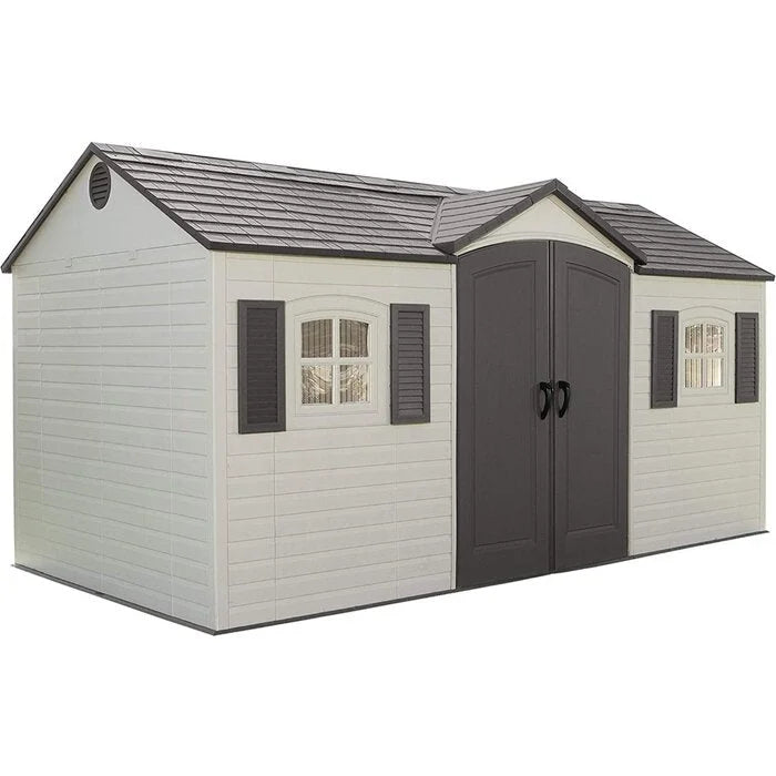 Lifetime 15 x 8 ft. Outdoor Garden Shed image 0