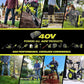 RYOBI 80V HP Brushless 42 in. Battery Electric Cordless Zero Turn Riding Mower Batteries and Charger 80V Batteries 40V image 1