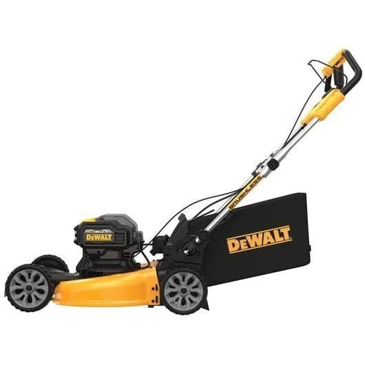 21 in. 20-Volt Cordless Electric Manual Walk Behind Self Propelled Mower with Two 12 Ah Flexvolt Batteries and Charger image 1