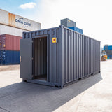 Enhanced 20ft Standard Shipping Container – Grey Finish image 0