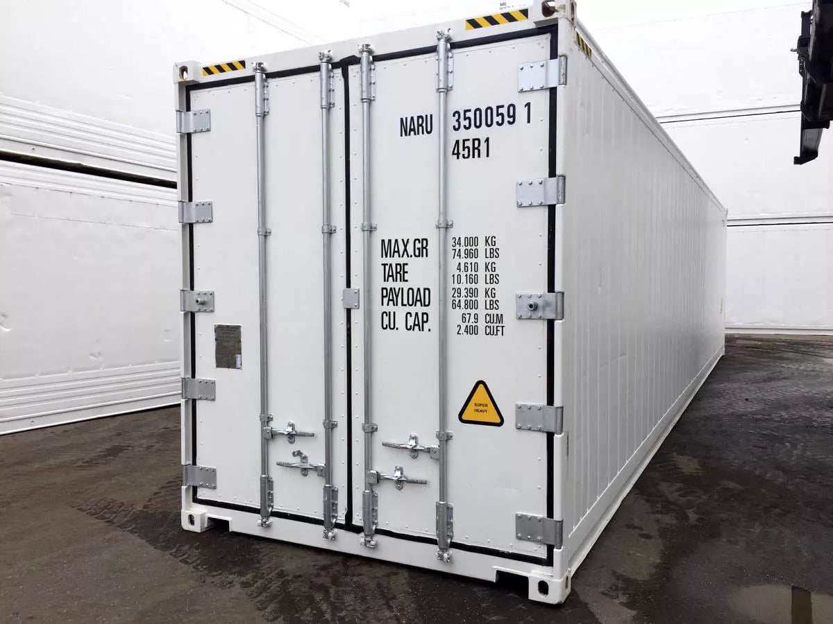 40 Feet Freezer Container Compact Mobile Cold Storage -40°C Reefer Container image 2