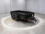 6×12 Dual-Axle Dump Trailer – 12,000 lb Heavy-Duty Hauler for Construction & Landscaping image 0