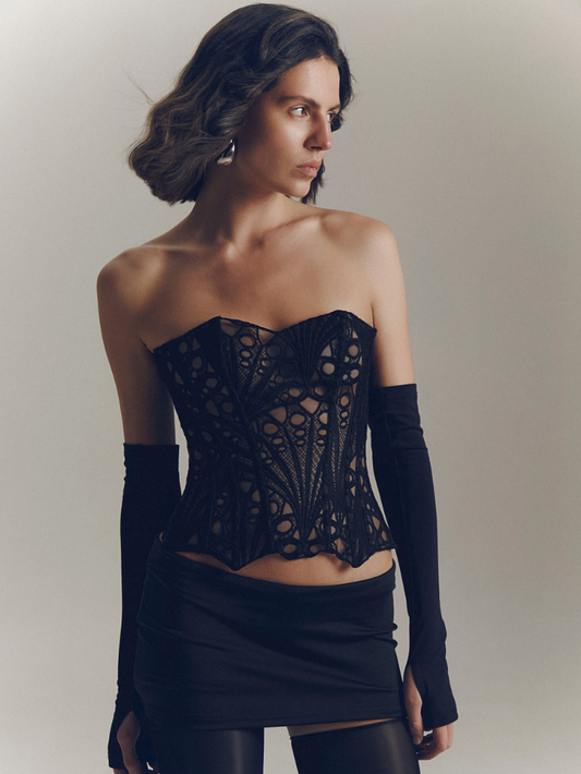 Florence Corset - Black - XS