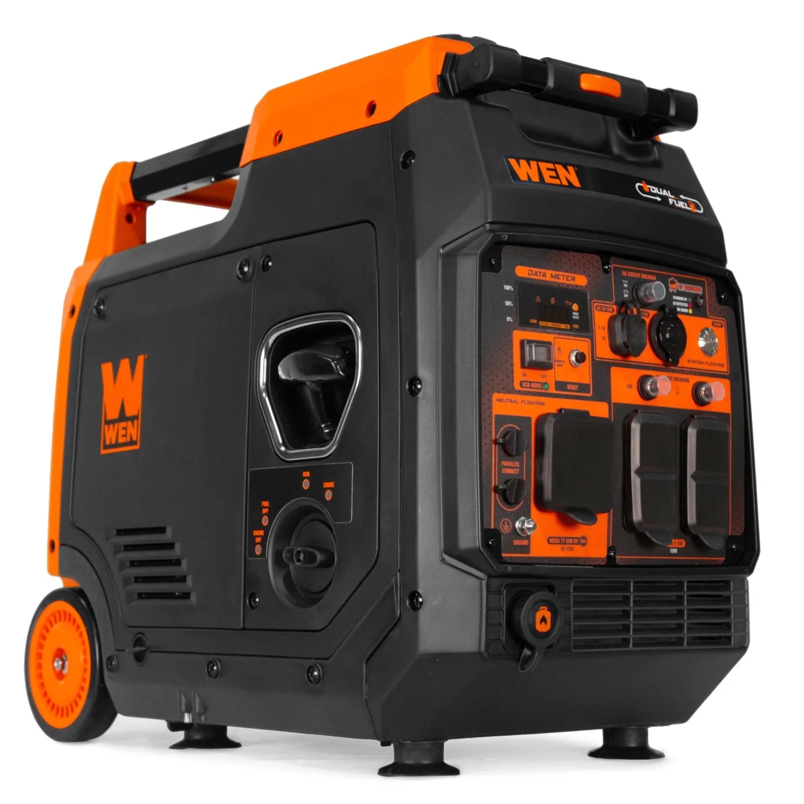 WEN DF480iX Quiet and Lightweight 4800-Watt Dual Fuel RV-Ready Electric Starts. image 1
