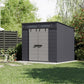 Suncast Modernist® 8 ft. x 7 ft. Dual Barn Door Storage Shed image 2