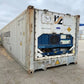 40ft HC Reefer Container–Wind & Water Tight, Non-Working For Sale image 0
