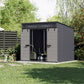 Suncast Modernist® 8 ft. x 7 ft. Dual Barn Door Storage Shed image 4