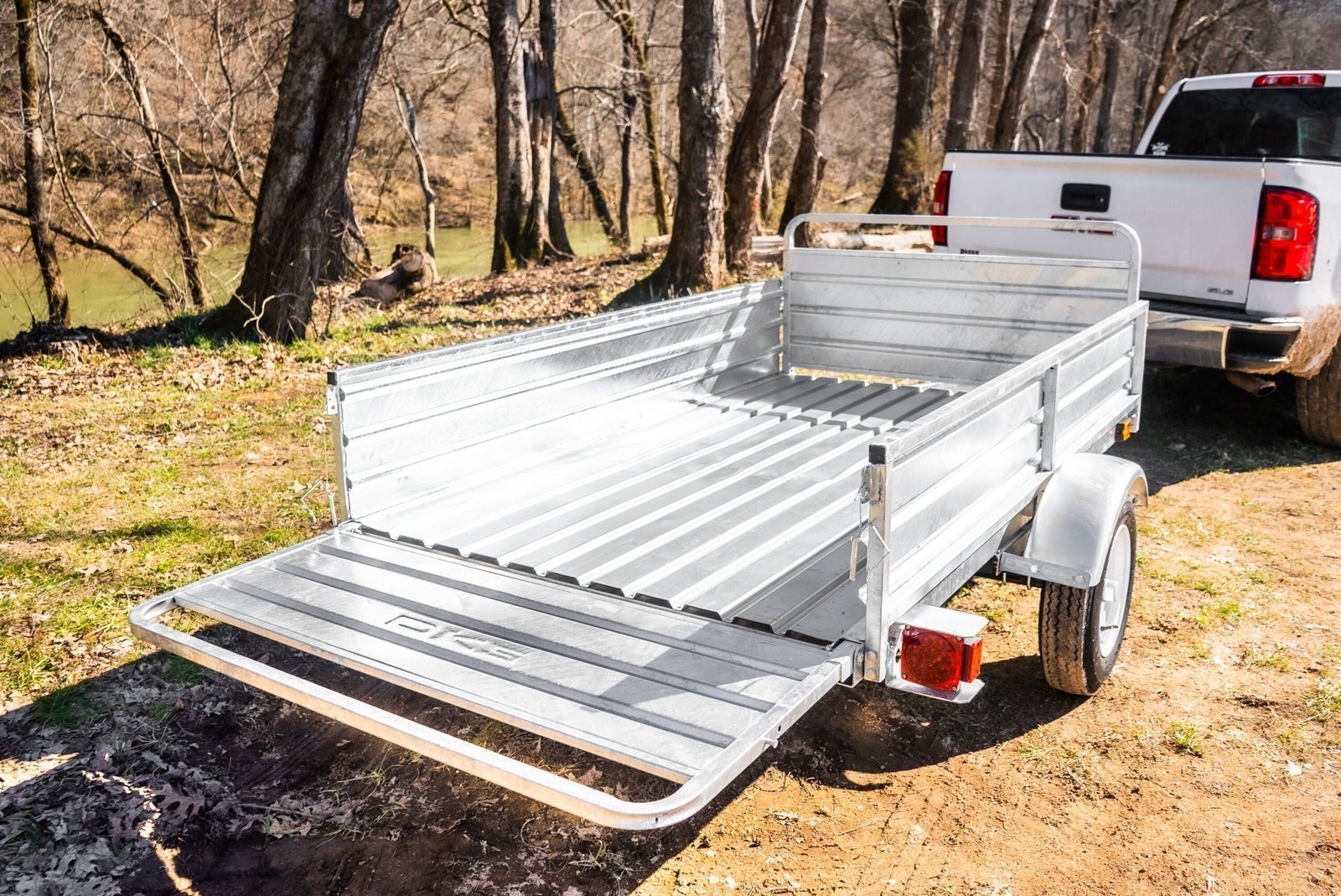 DK2 4.5-ft x 7.5-ft Steel Utility Trailer ( 1295-lb Capacity ) 2491712 image 4