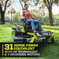 RYOBI 80V HP Brushless 42 in. Battery Electric Cordless Zero Turn Riding Mower Batteries and Charger 80V Batteries 40V image 9