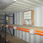 40 ft Container Shop – Climate Controlled Office + Inventory Storage / Racking image 3