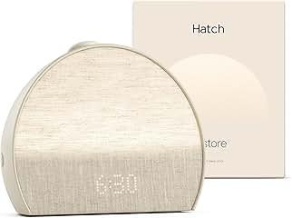 Hatch Restore 3 Sunrise Alarm Clock, Sound Machine, Smart Light (Putty) – White Noise, Screen-Free Sleep Routine image 1