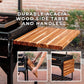 Premium Argentine/Santa Maria BBQ Grill with Wood Fire and Charcoal Grill image 7