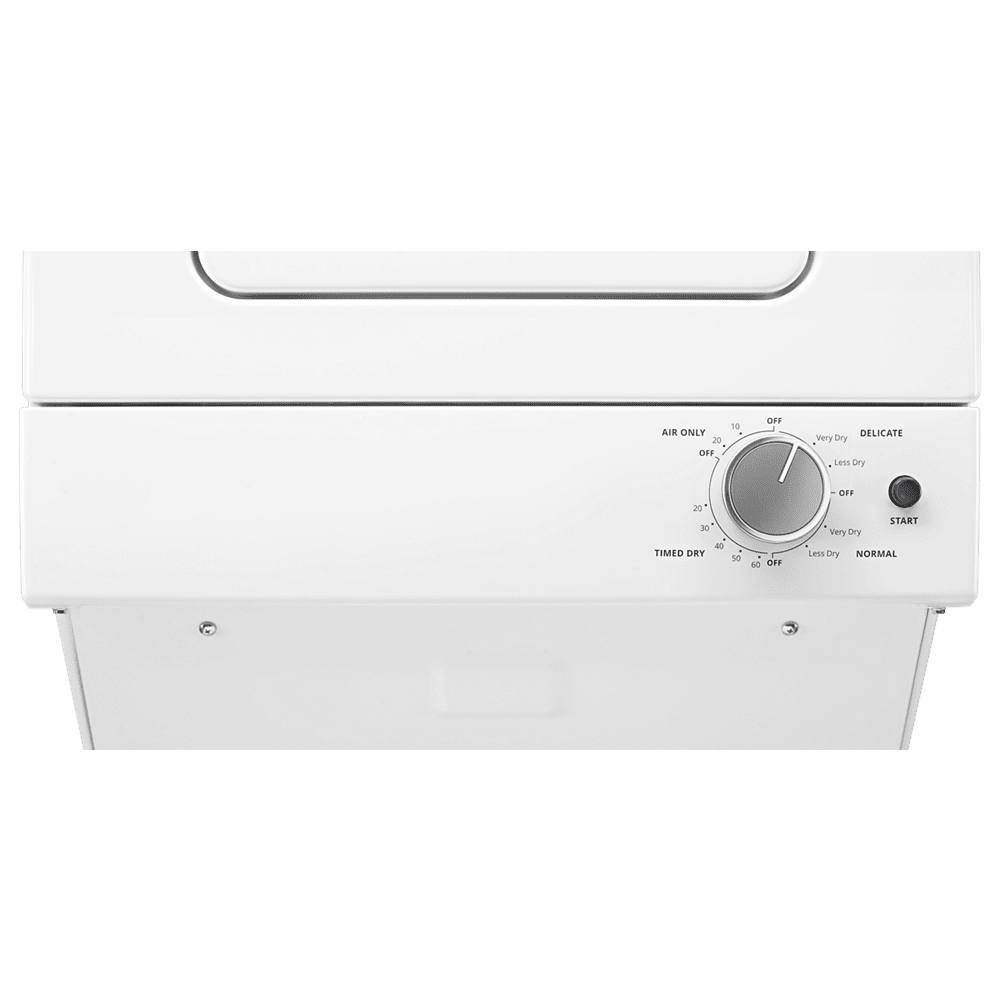Whirlpool WET4024HW 24 inch White Electric Washer/Dryer Stacked Laundry Center image 2