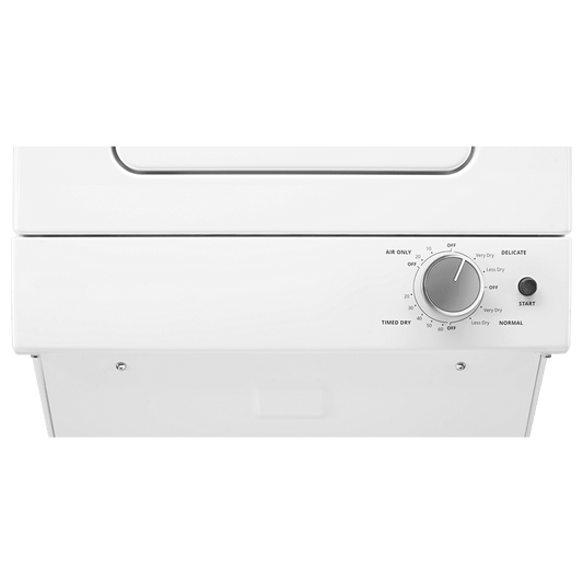 Whirlpool WET4024HW 24 inch White Electric Washer/Dryer Stacked Laundry Center image 2