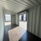 20ft Custom Shipping Container – Roller Shutter RAL 7035 Respray image 2