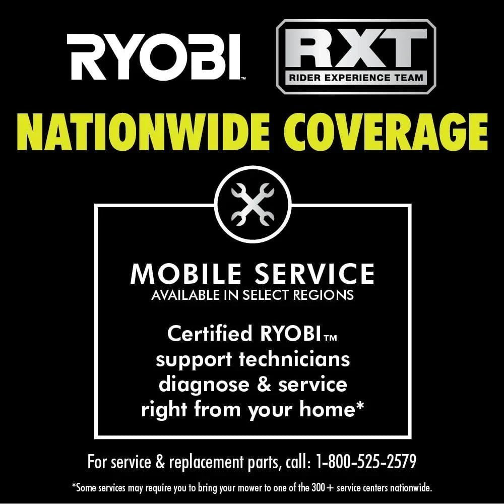 RYOBI 80V HP Brushless 42 in. Battery Electric Cordless Zero Turn Riding Mower Batteries and Charger 80V Batteries 40V image 3