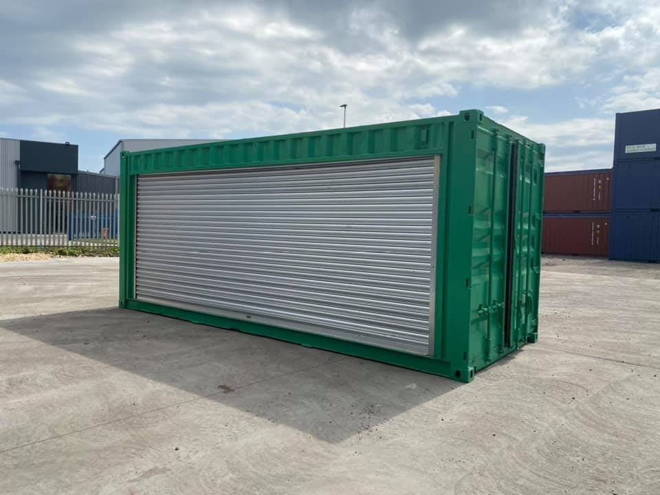 20ft Roller Shutter Conversion Container image 2