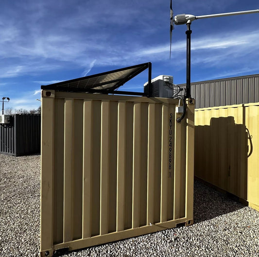 20 ft Shipping Container Office Solar Off Grid Or Grid image 2
