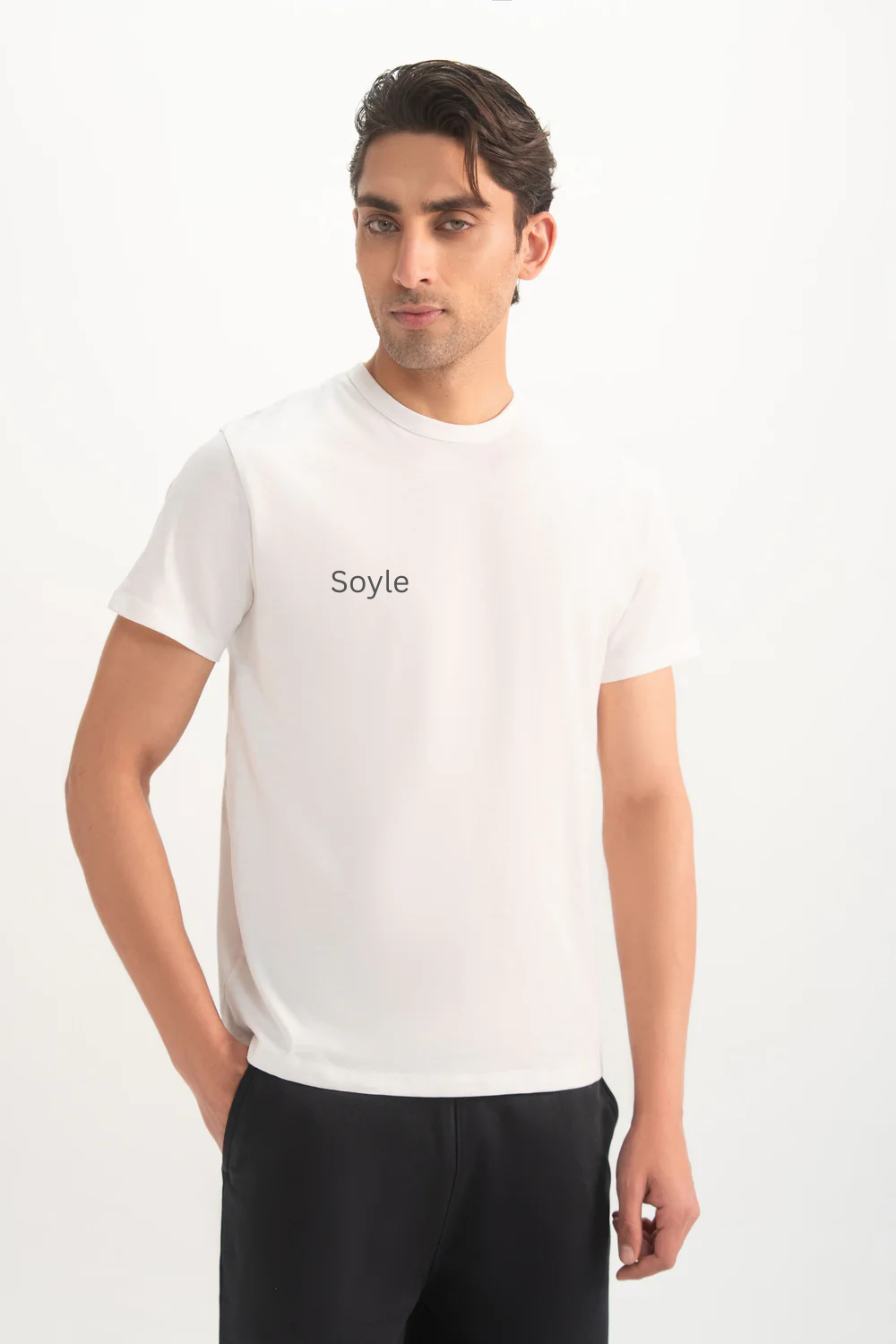 Soyle Classic Crew Neck White Tee image 3