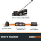 WORX Nitro 40V 16″ Cordless Lawn Mowers w/Brushless Motor 2.0 & Intellicut. image 4