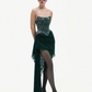 Emerald Luxe Corset - green - S