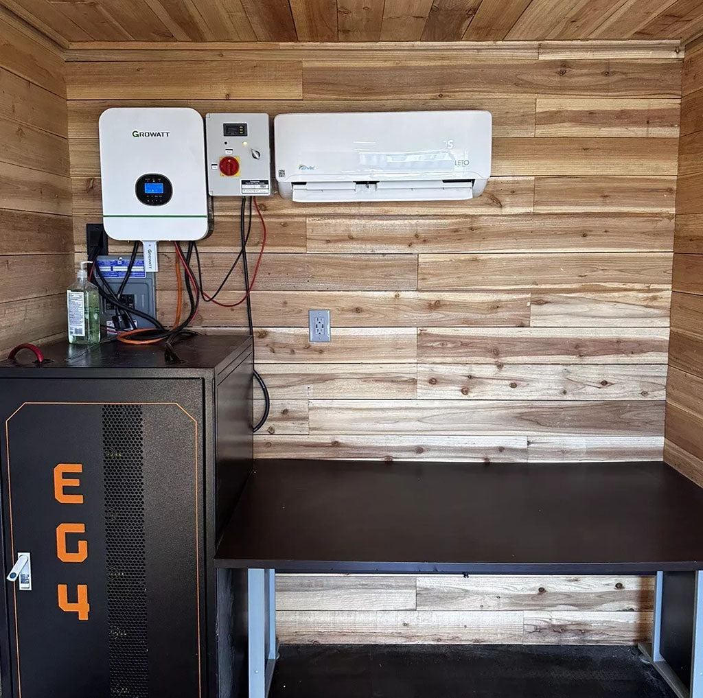 20 ft Shipping Container Office Solar Off Grid Or Grid image 4