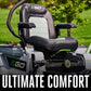 EGO Power+ Electric Riding Lawn Mower, 42″ Deck with Zero Turn Radius, Includes (4) 56V 10.0Ah Batteries and Charger – ZT4204L image 6