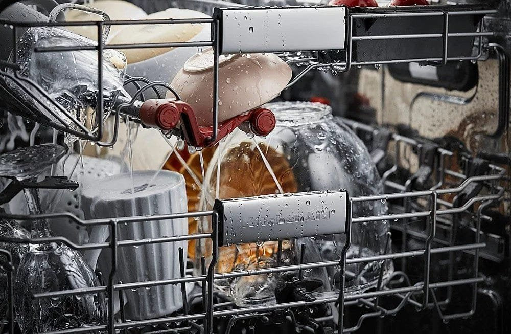KitchenAid – Top Control Built-In Dishwasher with Stainless Steel Tub, FreeFlex Third Rack, 44dBA – Black stainless steel image 7