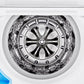 LG – 5.5 Cu. Ft. Smart Top Load Washer with TurboWash3D – White image 8