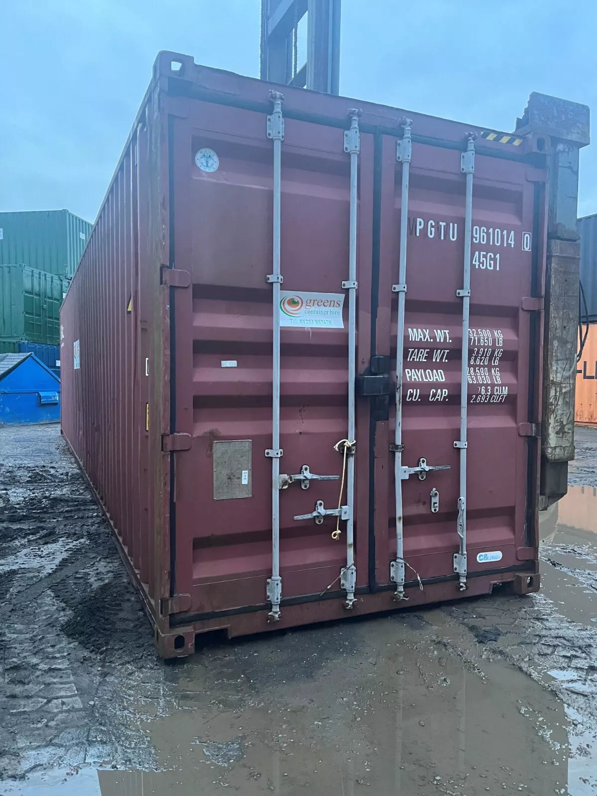 40FT Hi Cube Shipping Container image 3
