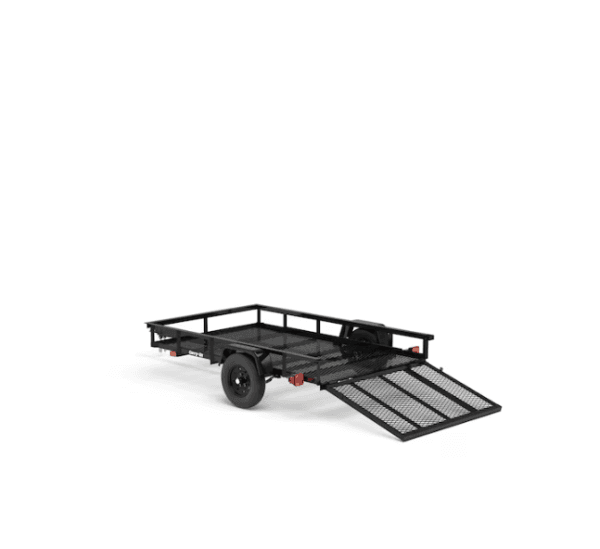 Carry-On Trailer 5-ft x 8-ft Steel Mesh Utility Trailer with Ramp Gate image 1