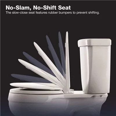 Kohler Highline Arc The Complete Solution 2-piece 1.28 GPF Single Flush Elongated Toilet in White image 1