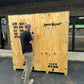 Heavy Duty Wood Shipping Crate – 80″ x 48″ x 82″ image 1