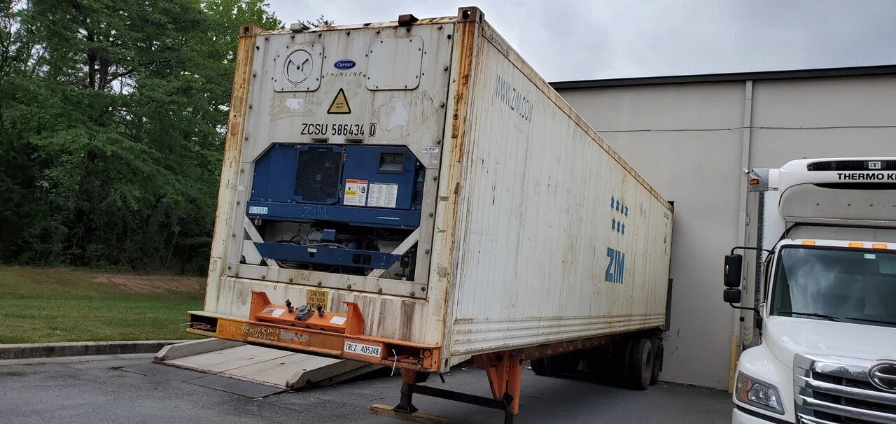 40ft HC Reefer Container–Wind & Water Tight, Non-Working For Sale image 2