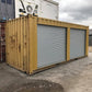 Yellow 20ft Container – Dual Side Roll-Up Doors image 3