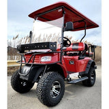 Brand New 48v Electric Golf Cart Lifted & Loaded eMACHINE – RED image 0