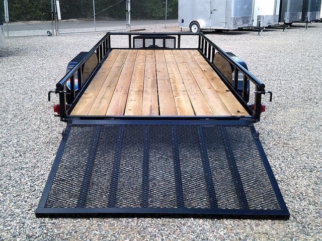 6×16 Heavy-Duty Tandem Axle Utility Trailer – 2025 Steel Frame with Wood Deck image 3