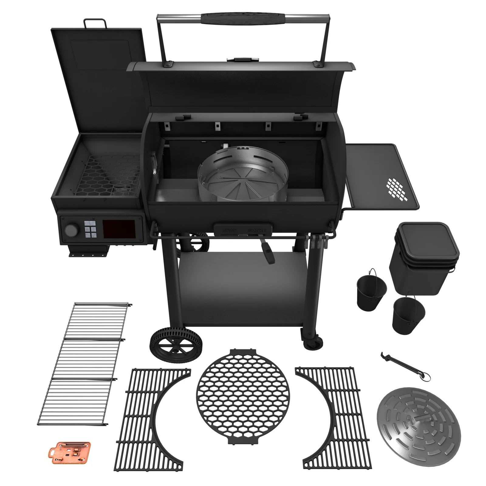 Oklahoma Joe’s Rider 900 DLX Pellet Grills and Smoker image 1