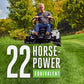 EGO Power+ Electric Riding Lawn Mower, 42″ Deck with Zero Turn Radius, Includes (4) 56V 10.0Ah Batteries and Charger – ZT4204L image 4
