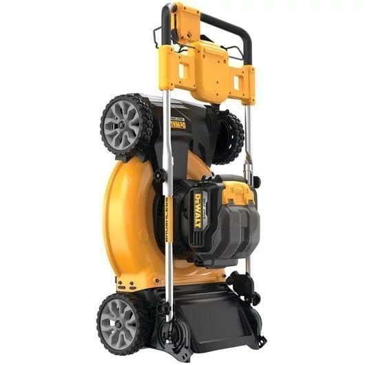 21 in. 20-Volt Cordless Electric Manual Walk Behind Self Propelled Mower with Two 12 Ah Flexvolt Batteries and Charger image 5
