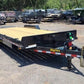 22 Foot Big Tex Super Duty Tandem Axle with Mega Ramp Black Equipment Trailer (16ET-19BK+3MR) image 1