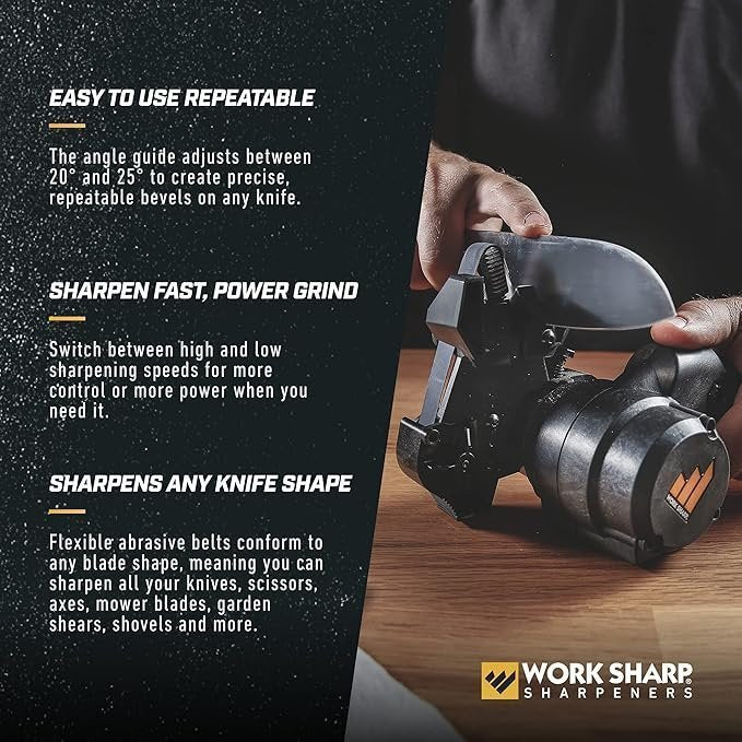 Work Sharp MK2 Professional Electric Knife and Tool Sharpener – Adjustable Tool and Knife Sharpening System image 2