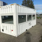 20ft High Cube Fixed Glazing Observation Container image 1