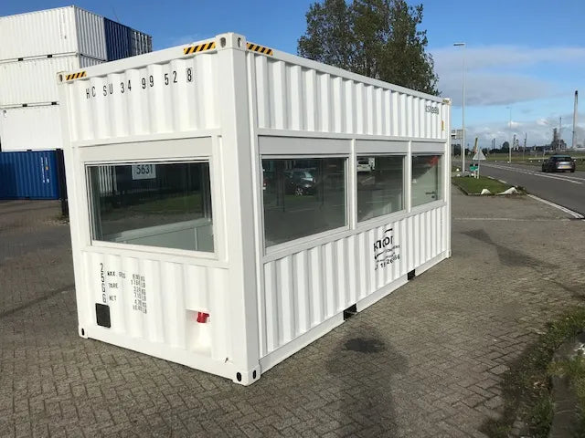 20ft High Cube Fixed Glazing Observation Container image 1