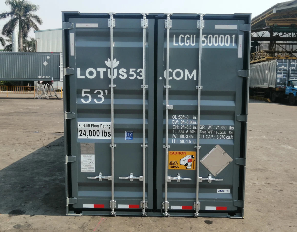 53-foot High Cube Shipping Container – One-Trip image 1