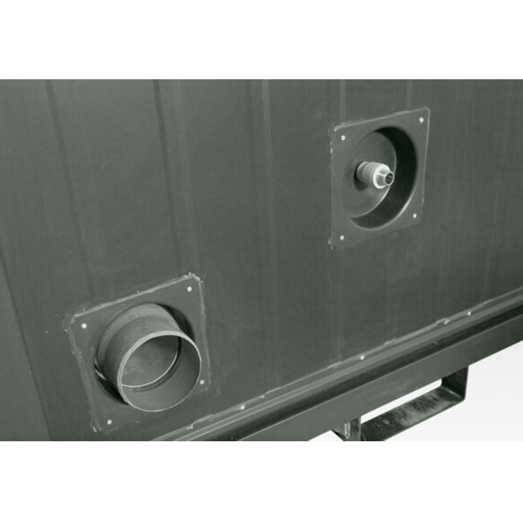 1+1 Double Mains Toilet 8Ft x 5Ft (Bottle Green) image 3